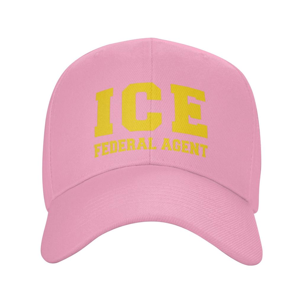Федеральный агент ICE Иммиграция Солнце Бейсболка Весна Унисекс Мужчины Принт Тракер Кепка Горячая Распродажа y2k Ретро На Открытом Воздухе Тренажерный Зал Бейсболки