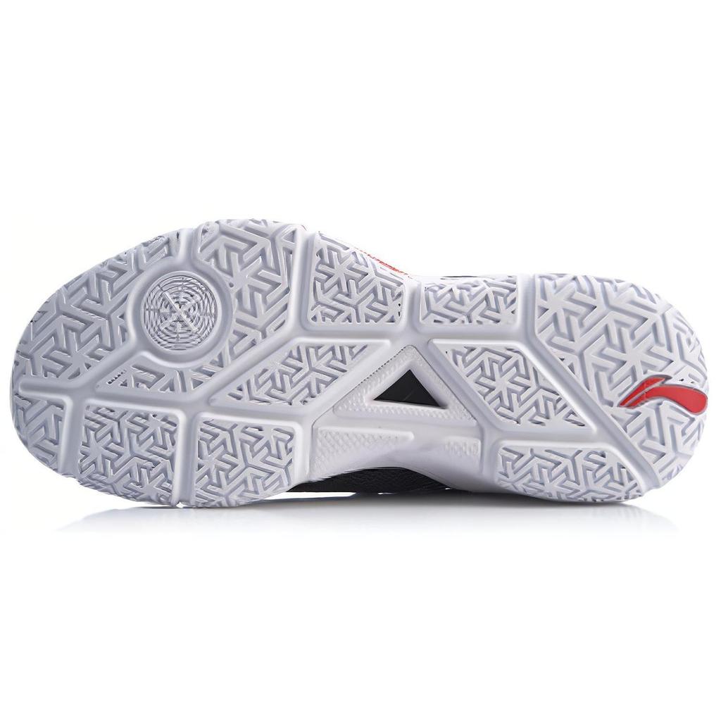 Li Ning Wade Collection Амортизирующие износостойкие высокие мужские баскетбольные кроссовки Красный Черный ABAP027-2