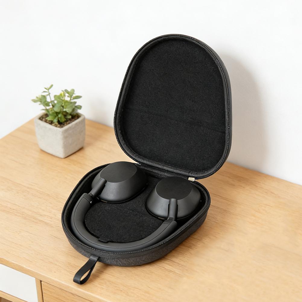 Для Sony WH-1000XM5 Чехол для наушников с полуводонепроницаемой и ударопрочной двунаправленной молнией, не потрясающий