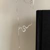S925 Sterling Silver Necklaces For Women Simple Chain Fashion Minimalist Pendant Long Tassel Snake Necklaces Birthday Gift