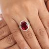 Натуральный розовый рубеллит 925 пробы стерлингового серебра Ручная работа Женское ювелирное изделие Кольцо-обещание Для нее RR-80-10