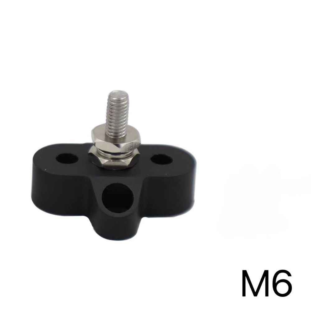 M6 M8 Bus Bar Terminal Block 12V/24V Battery Terminal Heavy Duty Power Distribution Stud Durable Modified Junction Terminals