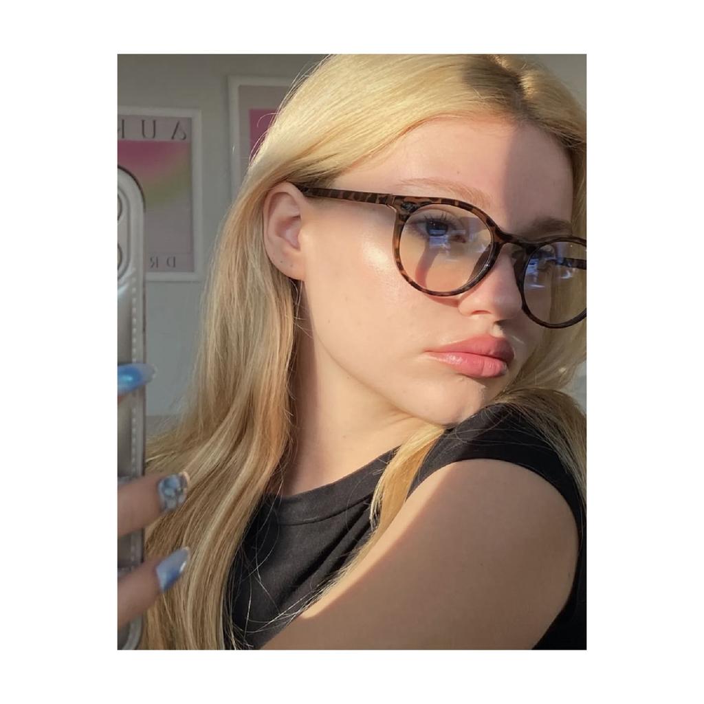 Zeok Очки Леопардовые Синие Блоки