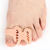 1 Pair Toe Separator with 2 Loop Orthopedic Bunion Valgus Hammertoe Corrector Pain Relief Women Men Foot Alignment Overlapping Toe Spacer Hammer