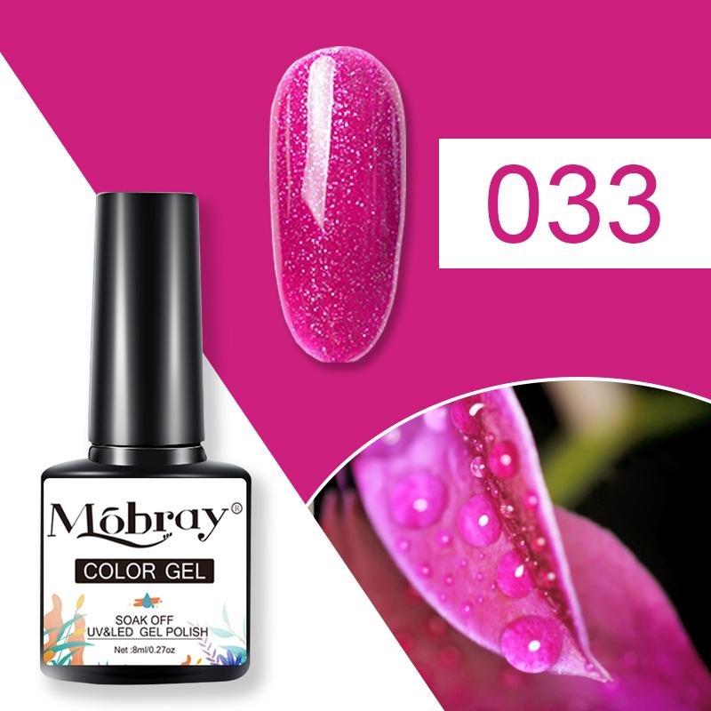 Mobray 80 цветов гель-лак для ногтей 8 мл полупостоянный гель-лак замачиваемый УФ-гель для дизайна ногтей