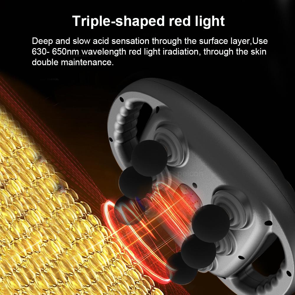 Fascia Gun 6 головок массажный пистолет мышечная релаксация электрический массажер для тела глубокий массаж мышц для снятия боли спины ноги шеи