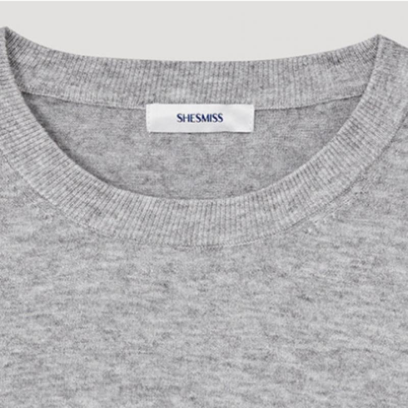  She S miss базовый вязаный свитер с круглым вырезом SSkpop12010 Mg