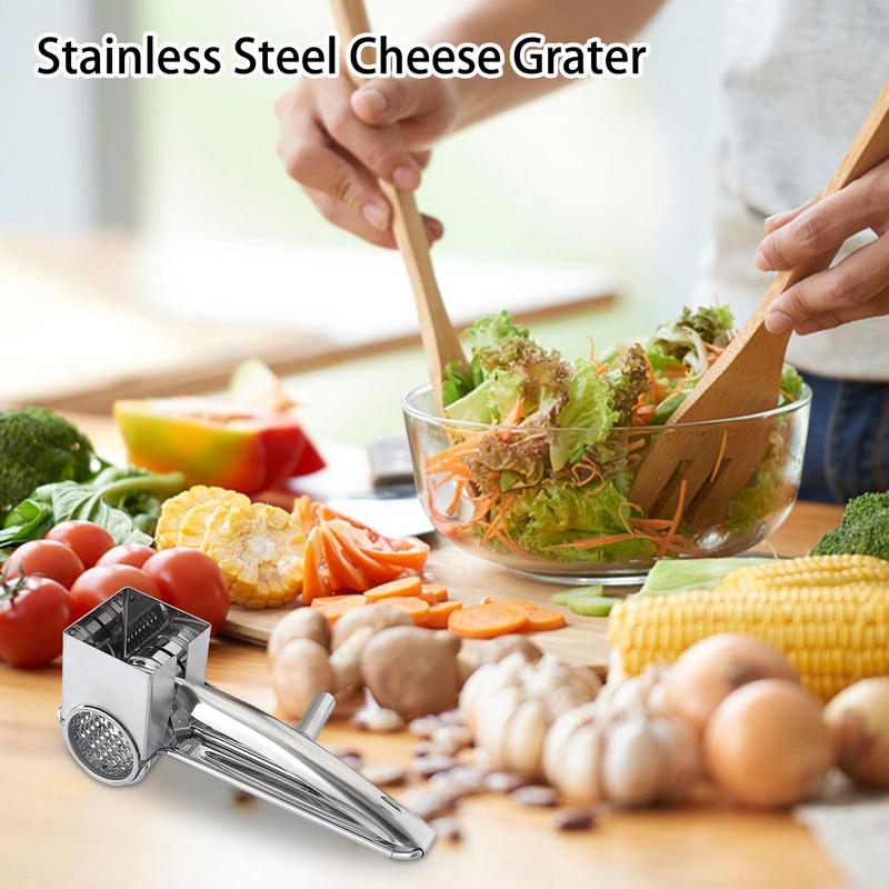 Stainless Steel Cheese Grater Household Manual Cheese Shred Tool for Home Kitchen Use