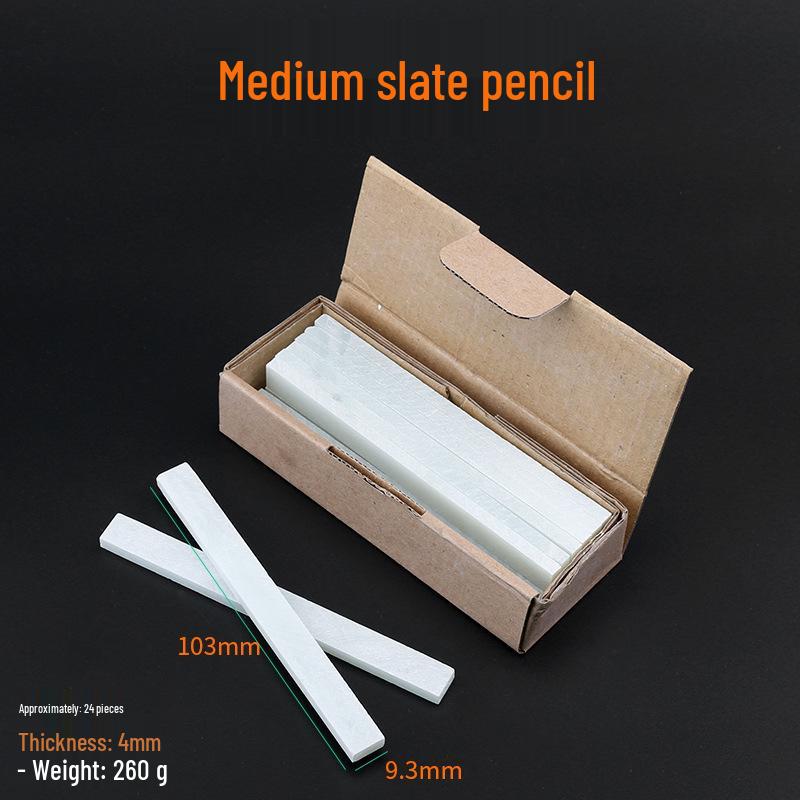 Утолщенный белый стеатитовый карандаш для детской доски, строительства и маркировки сварщика