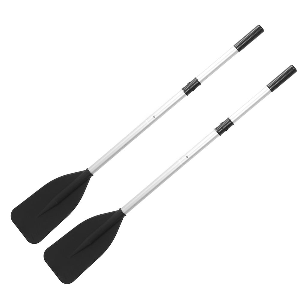 1 Pair Set 132cm Detachable Boat Oars Thickened Floating Aluminum Alloy Kayak Paddles for Rowing Boats Raft