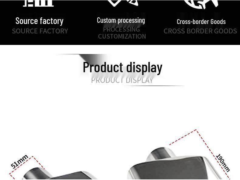 Автомобильная черная титановая выхлопная труба из нержавеющей стали с квадратным выходом для BMW