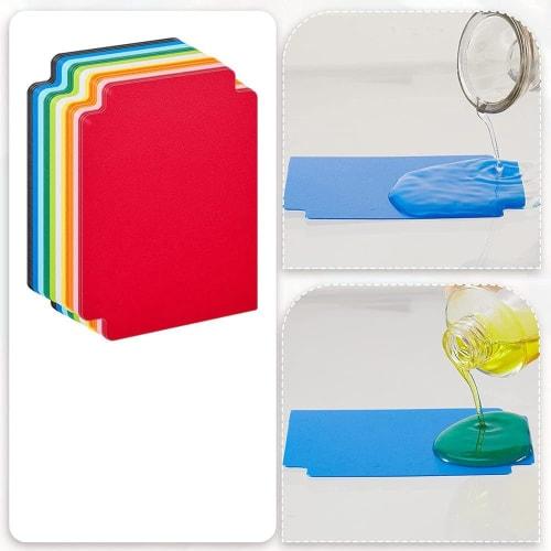 Набор из 12 разделителей для карт 6 цветов, идеально подходит для кейсов для колод, организации и сортировки, идеально подходит для карточных игр и хранения