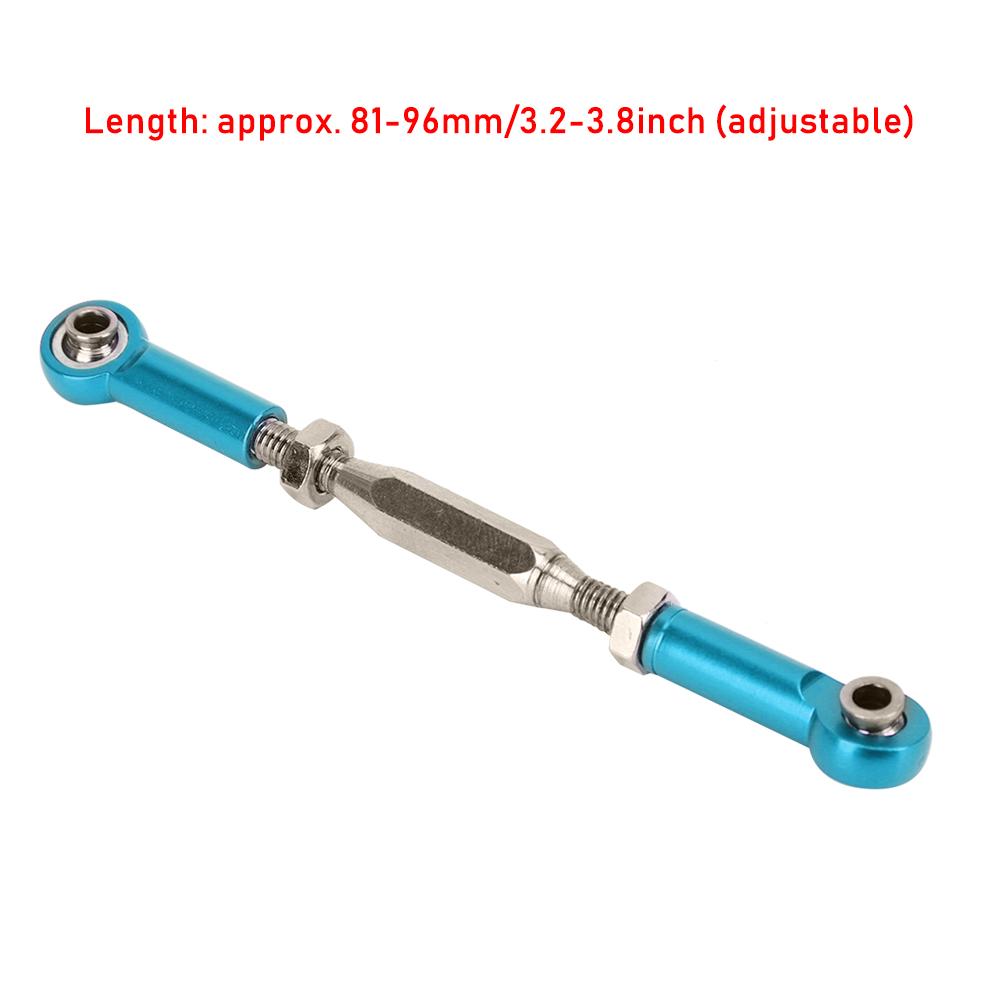 6 pcs 81mm Aluminum Servo Links Tie Rod Set for RC Car Accessories