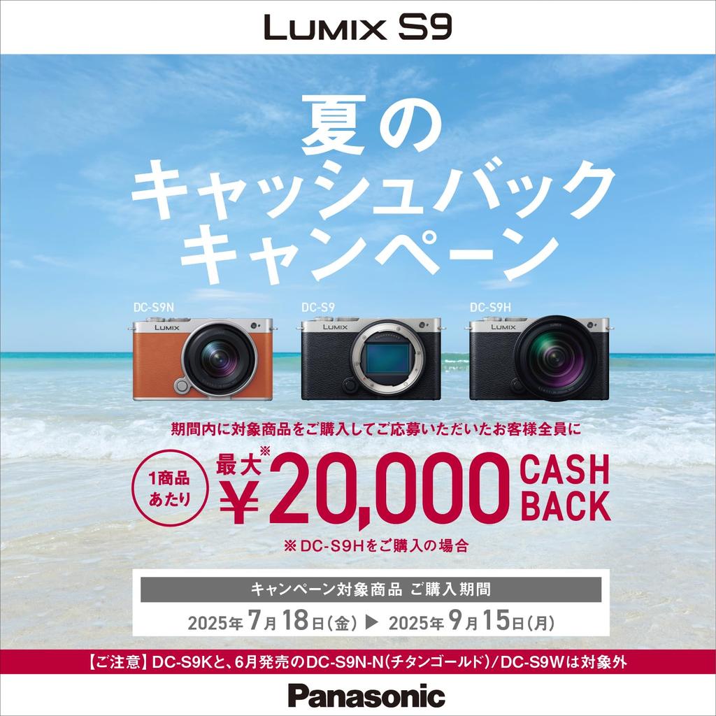 Беззеркальная камера Panasonic Lumix Комплект зум-объектива с высоким увеличением Jet Black Полнокадровая S9H-K DC-S9H-K
