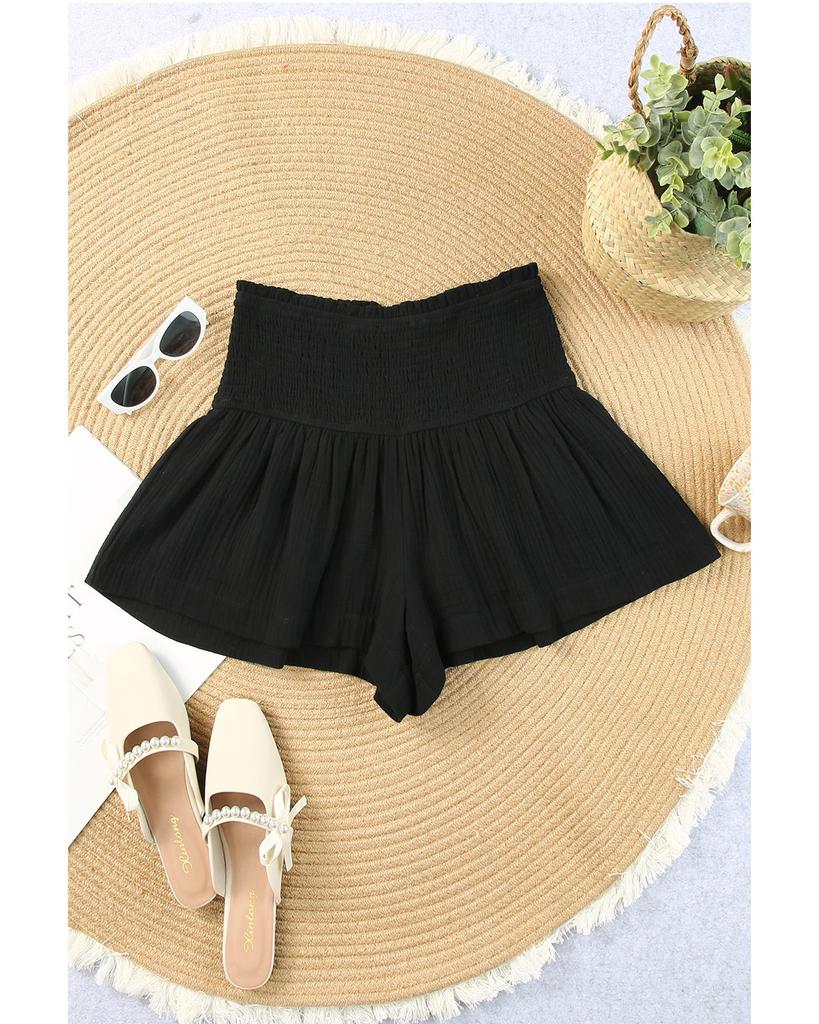 Azura Exchange High Waist Ruffle Shorts