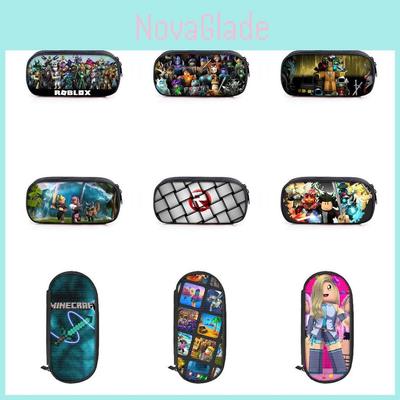 Яркий однослойный пенал Roblox Прочный полиэстер Прямоугольная сумка для канцелярии для детей