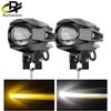 Motorcycle Fog Lights LED Yellow White Spotlight Driving Light Work Lights Offroad Lights for Truck SVU UTV