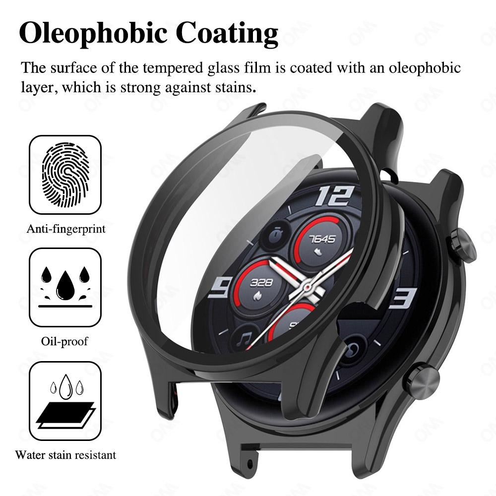 Твердый чехол-протектор для экрана ПК для Huawei Honor Watch GS3 GS 3 Защитная крышка от царапин с чехлом из закаленного стекла Аксессуары