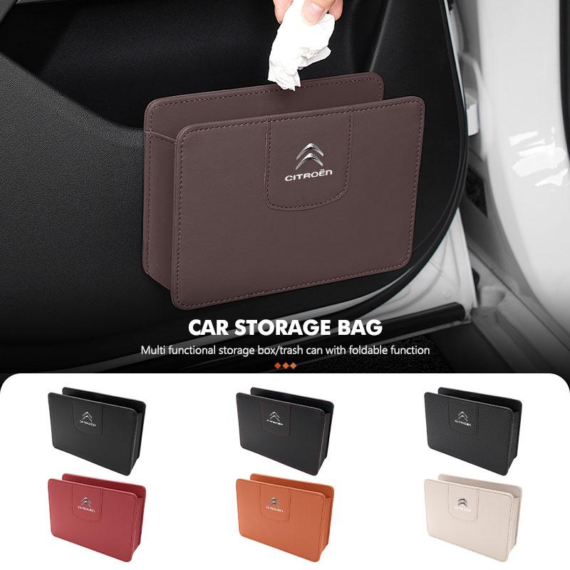 Car Door Storage Bag Drink Waste Card Key Sunglasses Holder For Citroen Jumper Celysee Cactus Picasso Aircross Saxo Grand