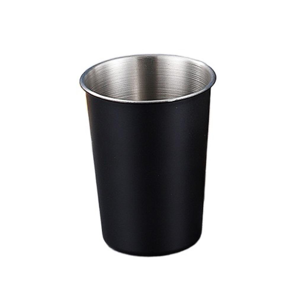 400/500ML Beer Cup Wide Mouth Drinking Cup Wine Cup Stainless Steel Cup Restaurant