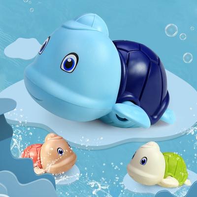 Игрушки для ванной, детская водная цепочка, заводной механизм, милые мультяшные животные, черепаха, детский душ и ванна с водой, детские игрушки