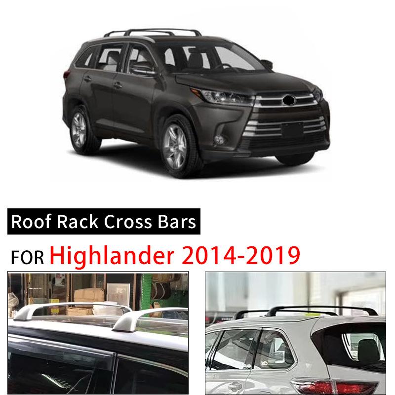 Highlander 15-21 Roof Rack: No-Drill Cross Bars for Easy Modification