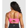 Gymshark Вырезанный бандо Физический розовый B8a9d Kb7c