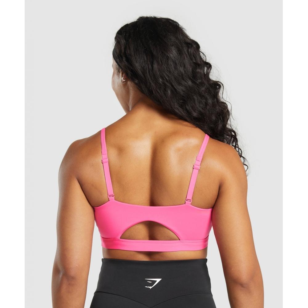 Gymshark Вырезанный бандо Физический розовый B8a9d Kb7c