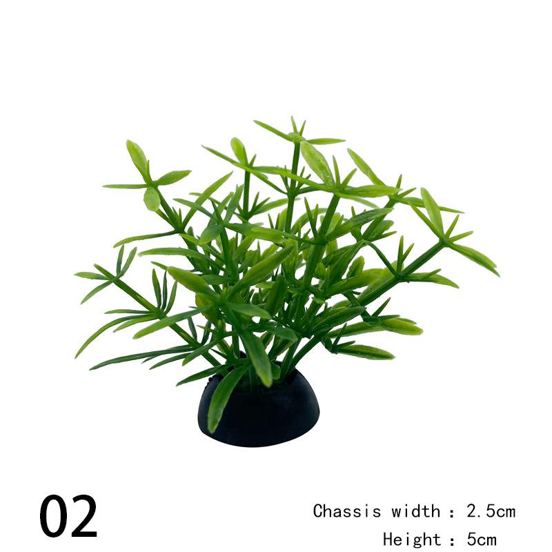 Artificial Plants Fish Tank Decoration Aquarium Decorative Ornaments Simulation Water Weeds Leaves Grass Plant Accessories