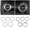 For Mercedes Benz CLA Class CLA180 CLA200 CLA220 2020 2024 Central Control Air Conditioner AC Vent Outlet Crystal Trim Ring