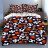 Sports ball pattern Bedding Duvet cover sets Duvet covers Pillowcases gifts (1 * Duvet Cover 2 * Pillowcases, without duvet insert)