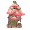 Gnome Fairy House Resin Dustproof Waterproof Garden Gnomes House Figurine for Yard Lawn Outside