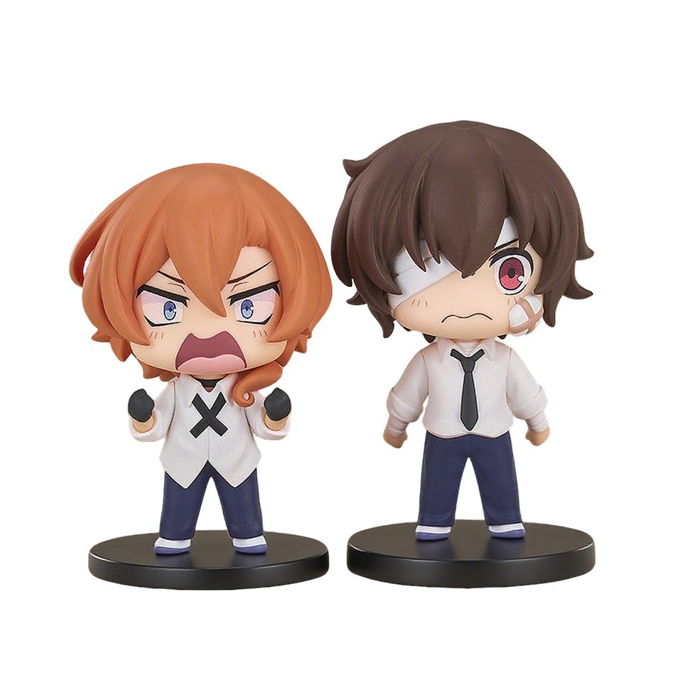 7 см Аниме Фигурка Bungou Stray Dogs Каваий Дазай Осаму Фигурка Милый Накахара Чуя Фигурка ПВХ Коллекционная Модель Кукла Игрушка