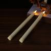 6Pcs Flameless Taper Candles Battery Operated Window Fake Candles with Remote Control Flickering LED Candles for Holiday Wedding Home Decor