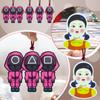 Game Masked Man Pendant Decorations,for Car Rear View Mirror, Bag, Key Chain, Christmas Tree