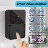 Smart Video Doorbell, High Definition Security Camera with Night Vision, Wireless, Rechargeable Battery, Control Home Security Through the App