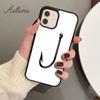 Рыболовный крючок Рыбалка Чехол для телефона для iPhone 17 Air 15 16 16e 11 12 13 14 Pro Max Plus Чехол coque Fundas Оболочка