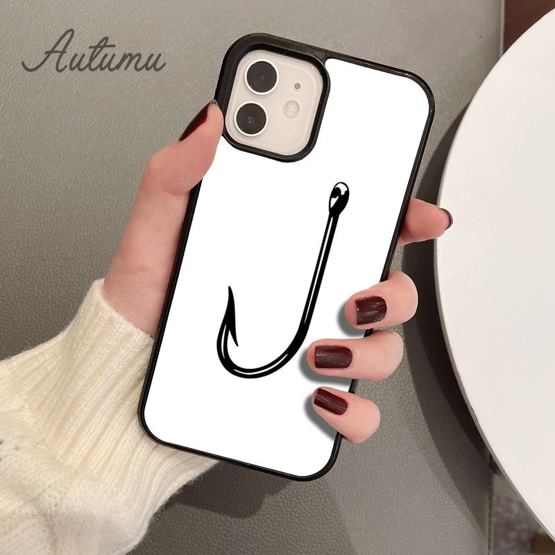 Рыболовный крючок Рыбалка Чехол для телефона для iPhone 17 Air 15 16 16e 11 12 13 14 Pro Max Plus Чехол coque Fundas Оболочка
