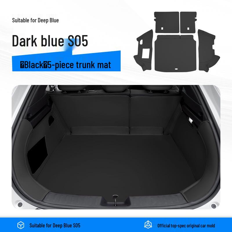 Deep Blue S05 Trunk Mat & Storage Box for Car Interior Modification