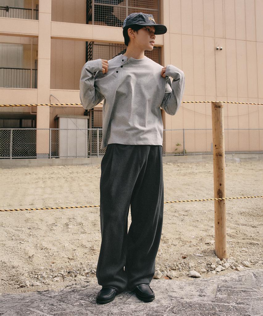 XERO Waffle Deep One-Tuck Jogger Sweatpants [Black]