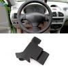Черно-красная кожаная оплетка руля для Peugeot 206 1998-2005 206 SW 2003-05