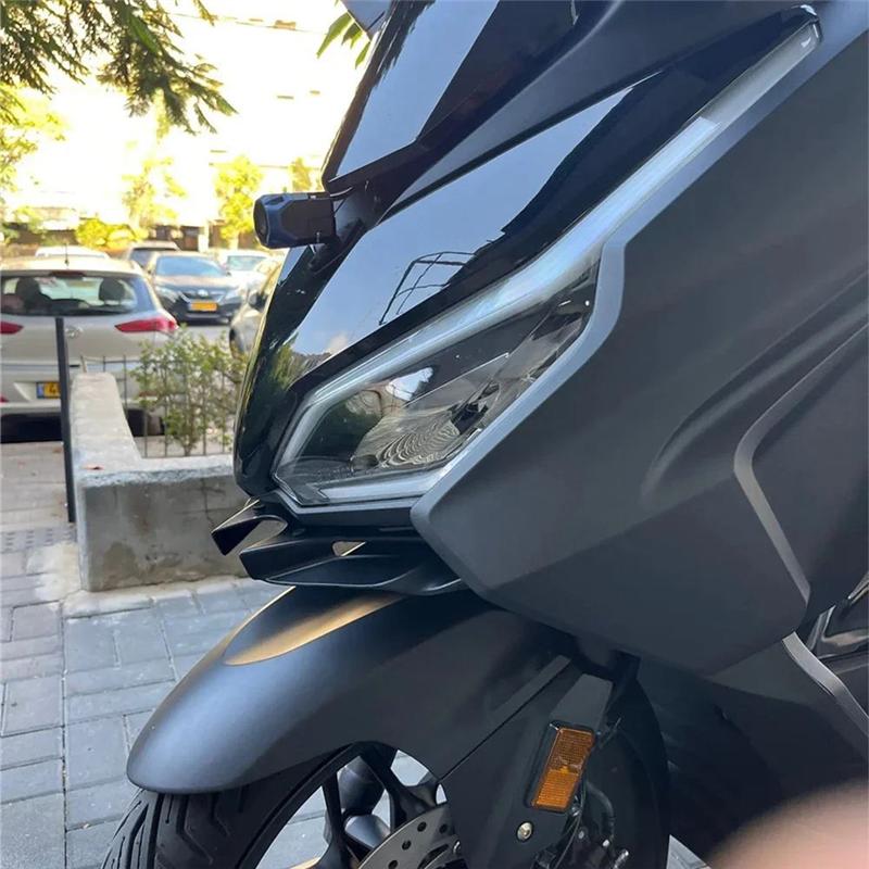 Precise For Honda Forza 350 Front Fairing For Honda Forza 350 Side Wings Spoiler For Honda Forza 350 Black