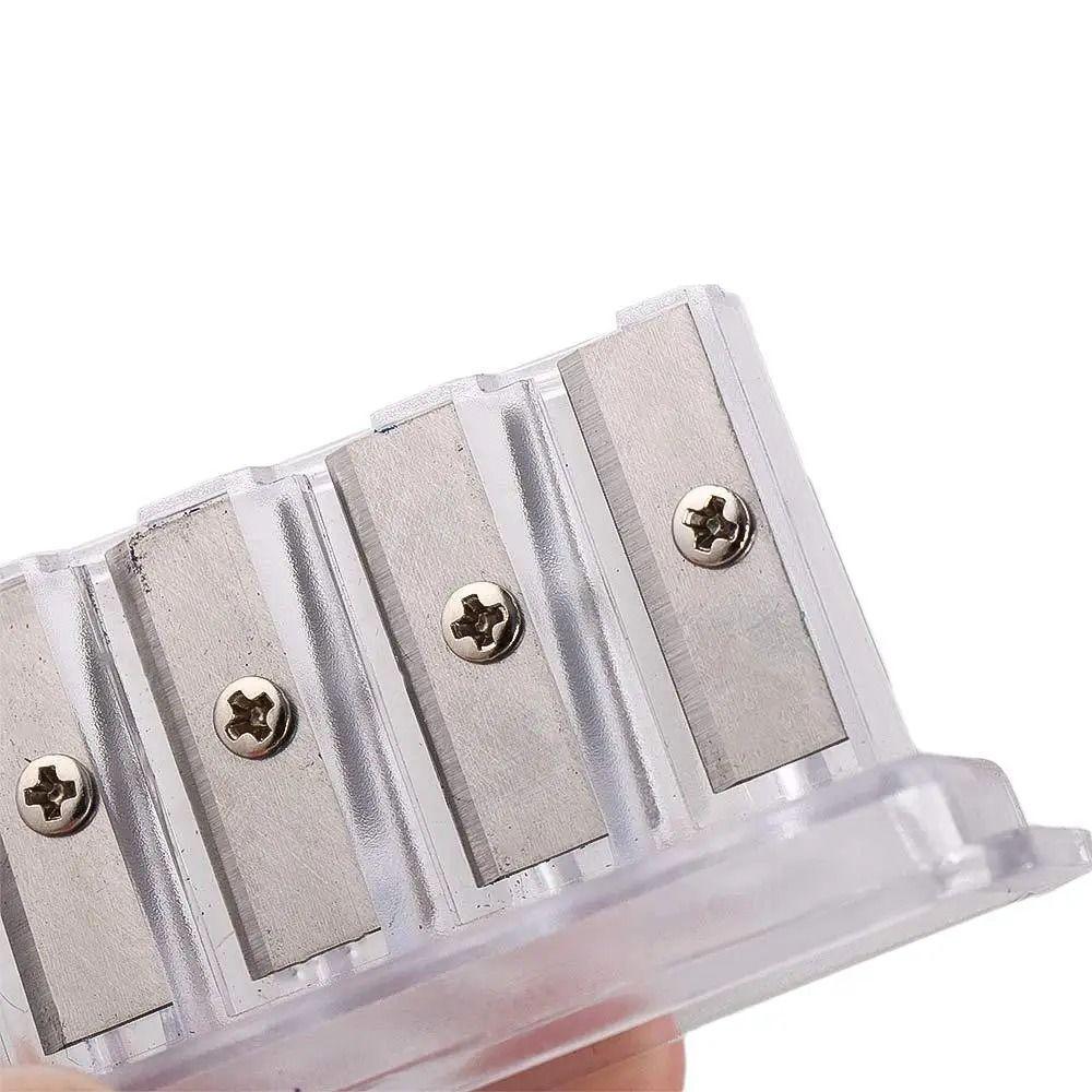 Transparent Pencil Sharpener Multi-functional Sketching Students Manual Sharpener Students Use