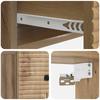 Wall Mounted Nightstand Artisan Oak 34.5 x 33 x 20 cm