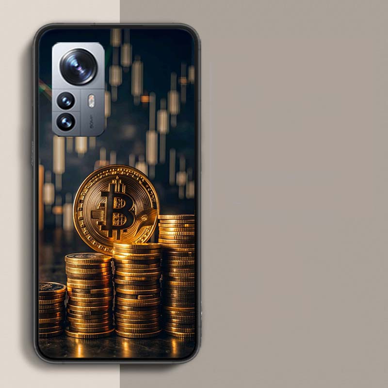 Чехол для телефона Bitcoin Money для Redmi Note 13 Pro Plus 14 Pro+ 12S 12 11S 11T 11E 11 10S 10 9S 9 Xiaomi Capa TPU