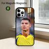R-Ronaldo Крутой CR7 футбольный Чехол для телефона Для iPhone17,16,15,14,13,12,11 Plus,Pro Магнитный Для Magsafe Беспроводной Зарядки