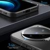For vivo X100 Pro 5G Case Metal Lens Frame PC+TPU Drop-proof Matte Phone Cover with Lens Film