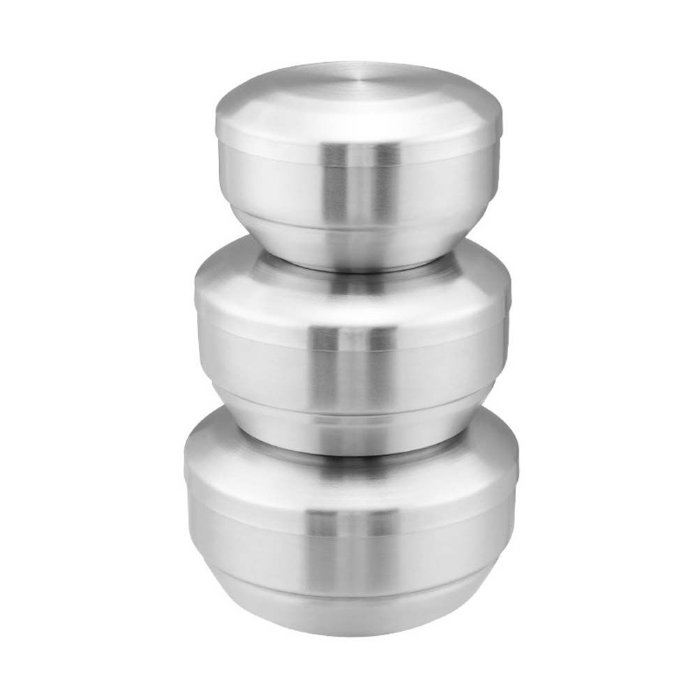 Utensils Korean Cuisine 304 Stainless Steel Mixing Bowls Double Rice Bowl Cereal Bowls Soup Bowl