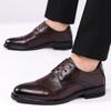 Модные весенне-осенние новые дизайнерские мужские туфли, однотонные, модные, повседневные, из коровьей кожи, свадебные туфли, мужские, на шнуровке, лоферы, мужские