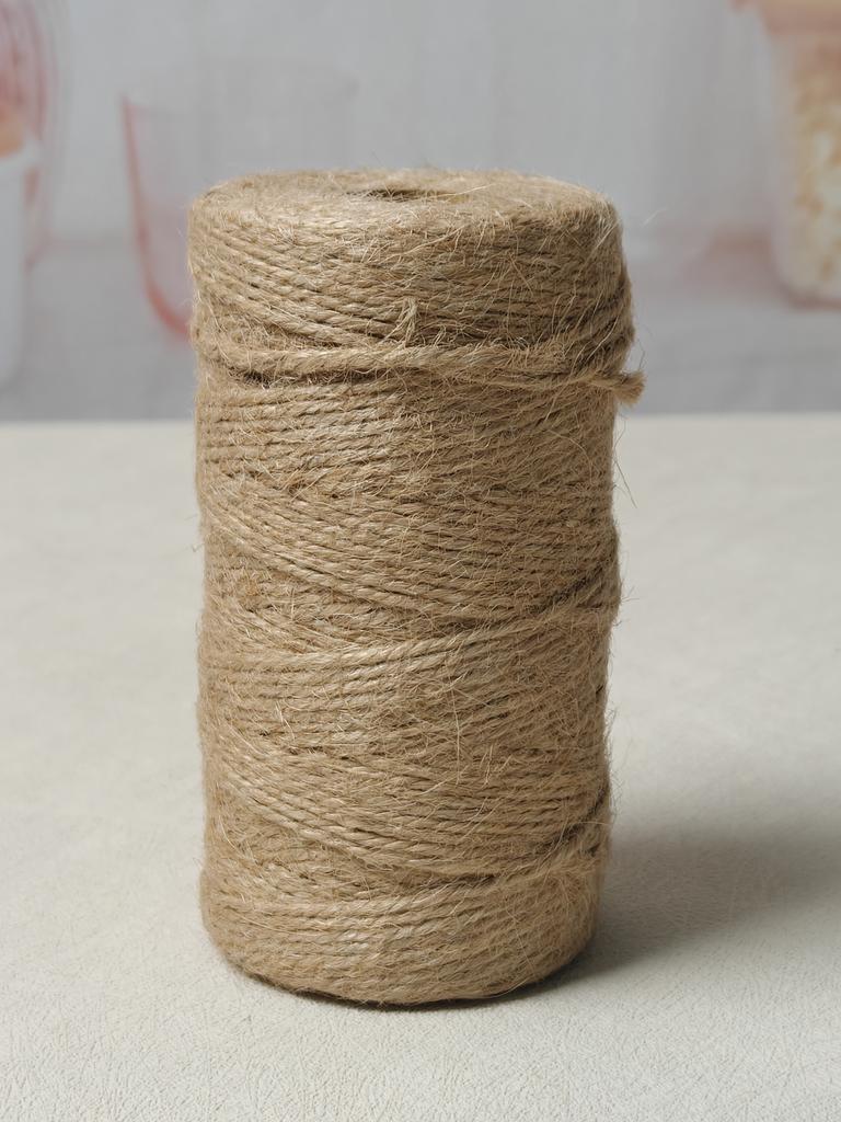 Натуральная винтажная джутовая веревка шпагат рулон шитье рождественские поделки джутовый шнур нить свадьба ручная работа DIY вечеринка лента банты украшение